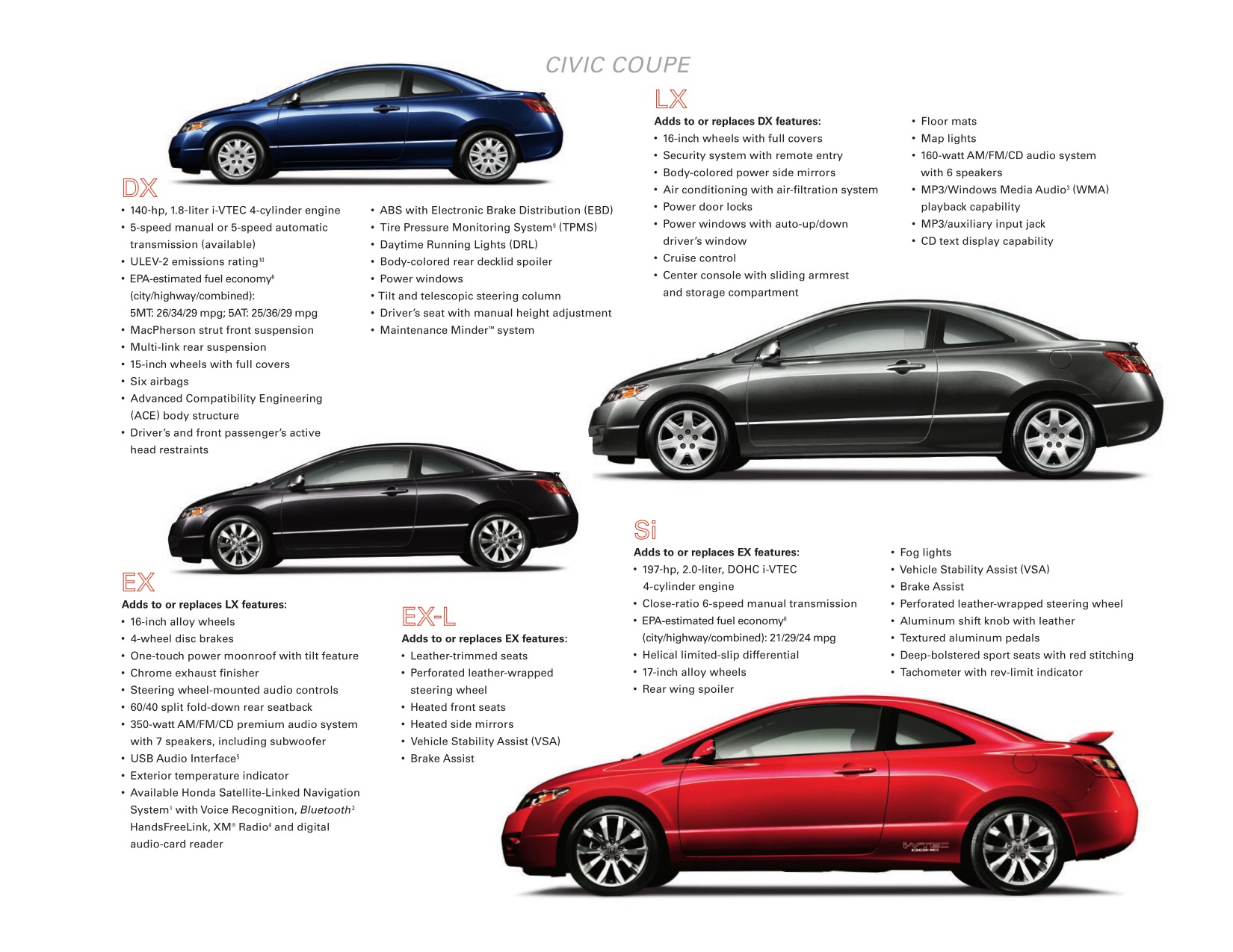 2011 Honda Civic Brochure Page 7